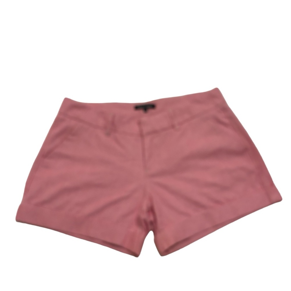 Dear John Red White Striped Mid Rise Cotton
Blend Cuffed Shorts Size 30